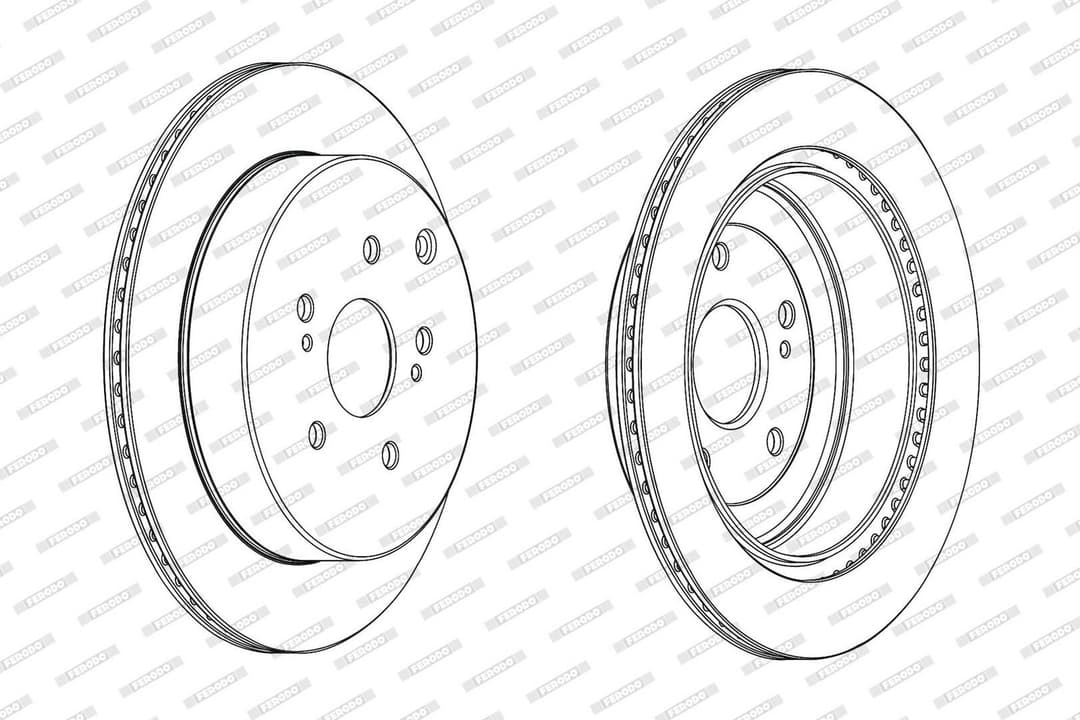 Disc frana FERODO DDF2072C