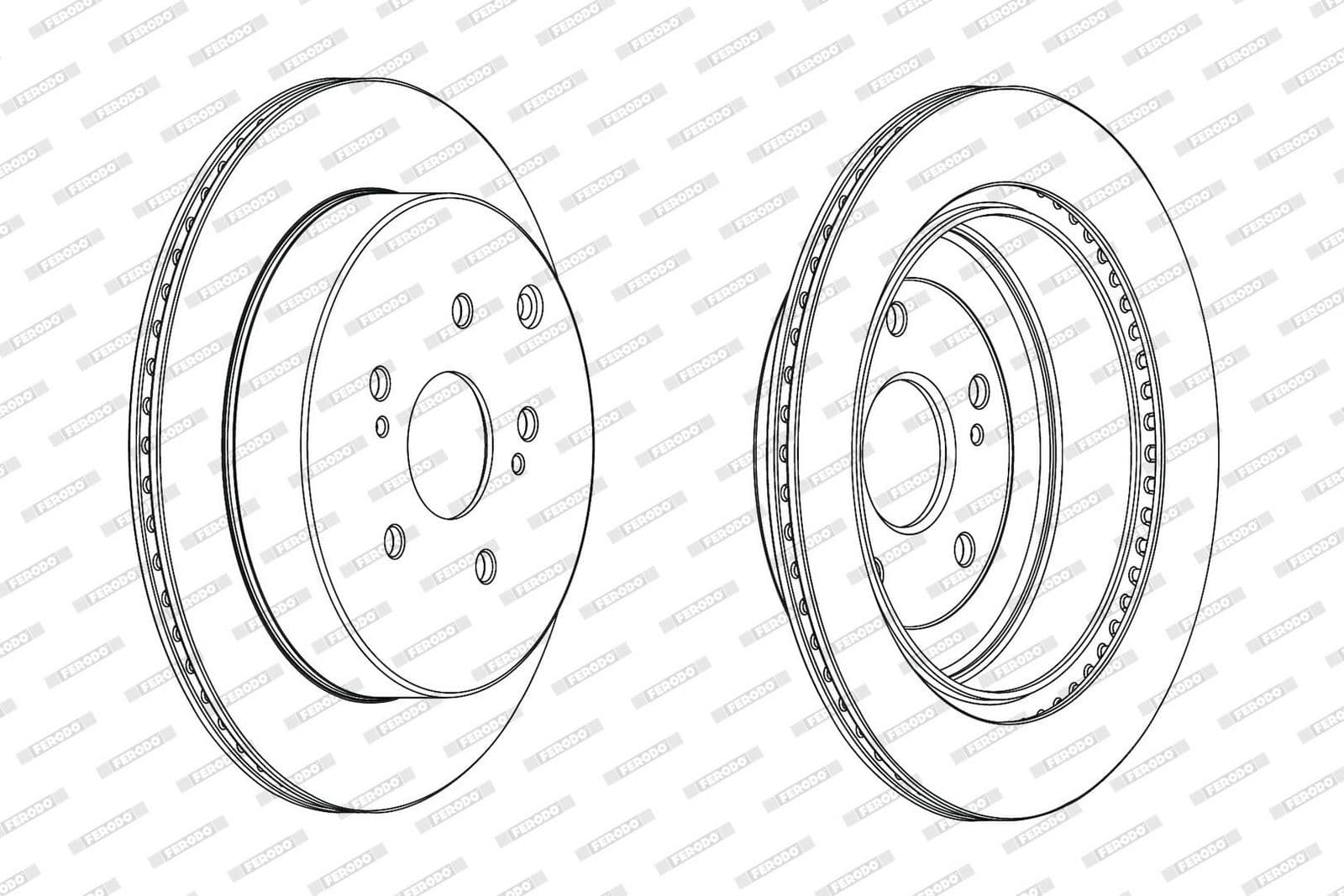 Disc frana FERODO DDF2072C