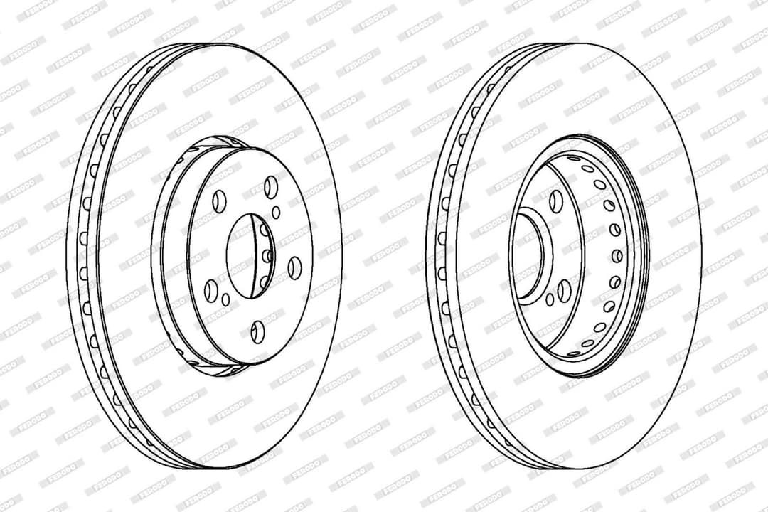 Disc frana FERODO DDF1575C