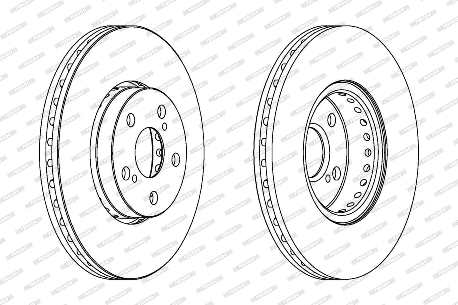 Disc frana FERODO DDF1575C