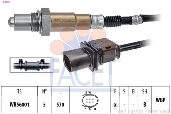 Sonda Lambda FACET 10.8440