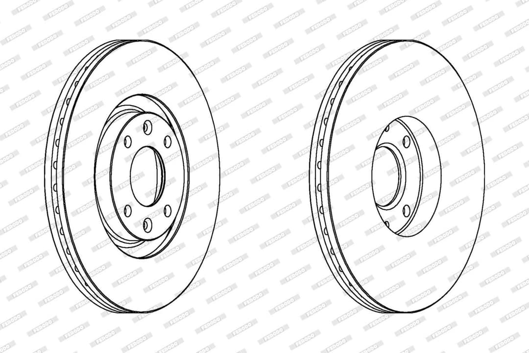Disc frana FERODO DDF1442C