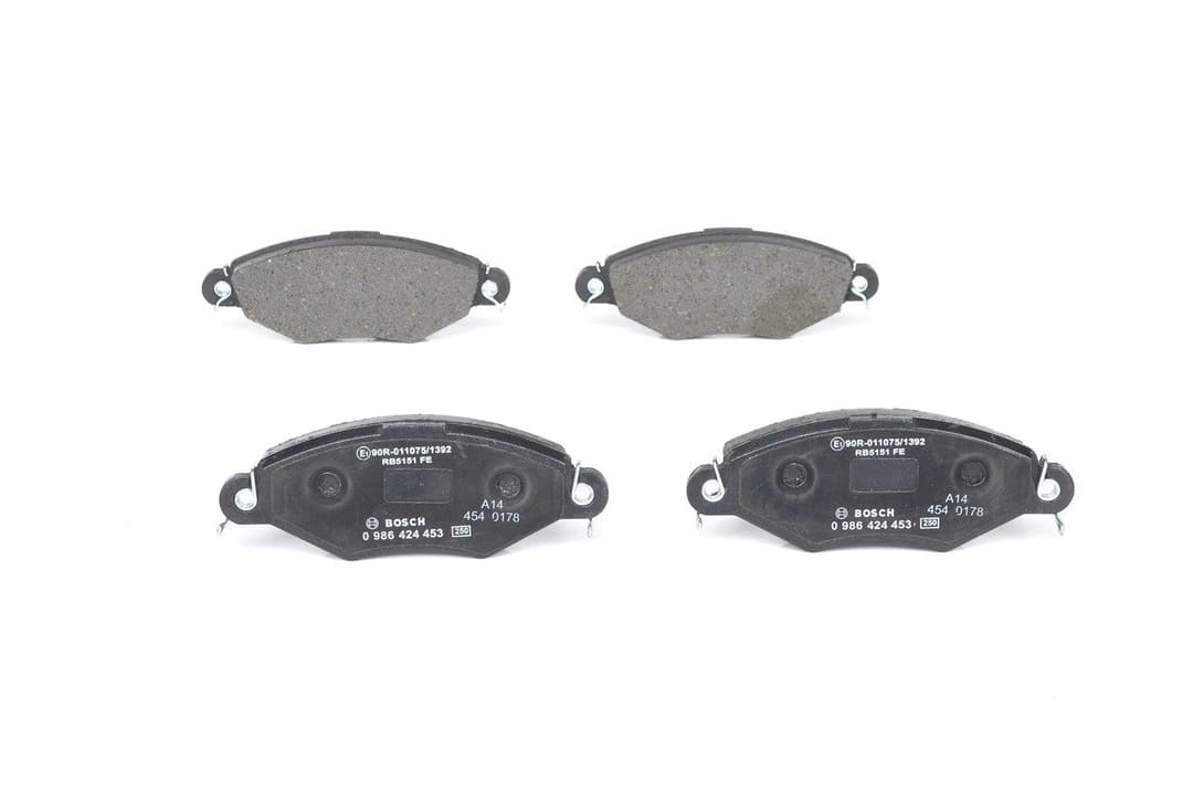 set placute frana,frana disc BOSCH 0 986 424 453