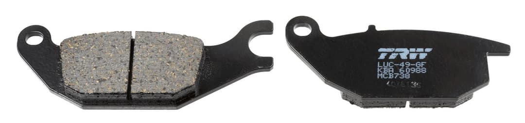 set placute frana,frana disc TRW MCB738