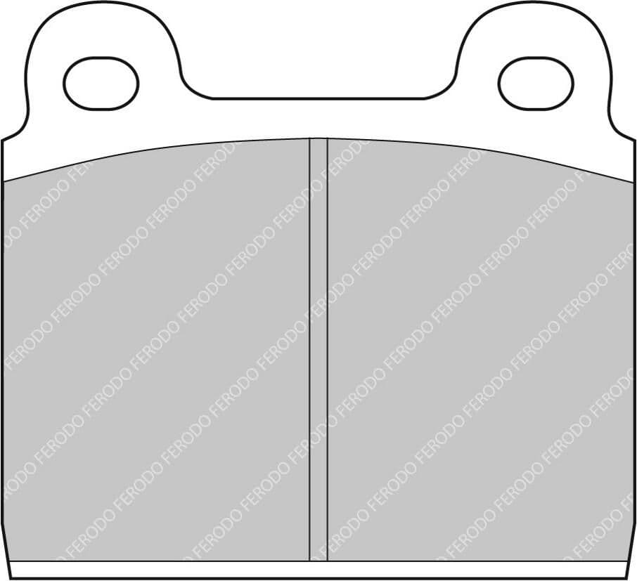 set placute frana,frana disc FERODO FCP11H