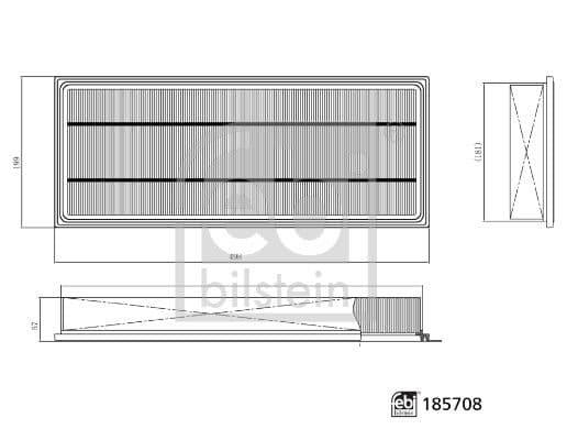 Filtru, aer habitaclu FEBI BILSTEIN 185708