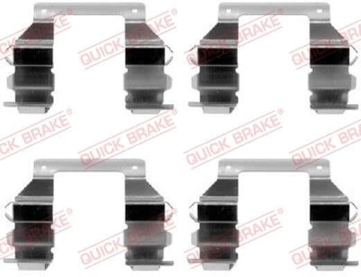 Set accesorii, placute frana QUICK BRAKE 109-1103