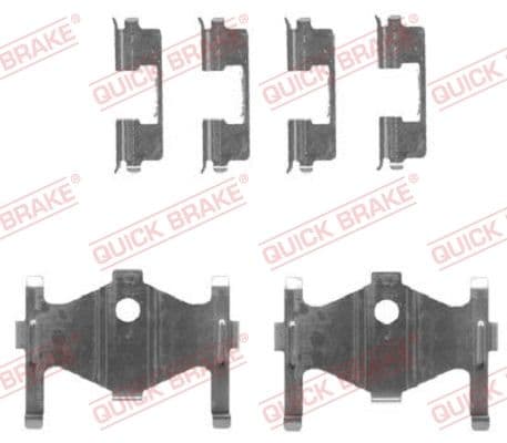 Set accesorii, placute frana QUICK BRAKE 109-1710