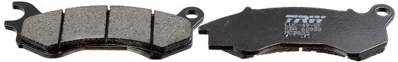 set placute frana,frana disc TRW Organic Allround MCB833