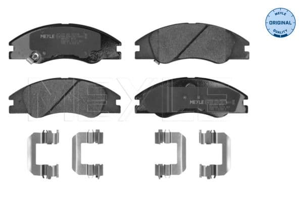 set placute frana,frana disc MEYLE -ORIGINAL: True to OE. 025 242 1817/W
