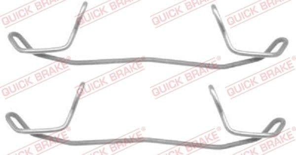 Set accesorii, placute frana QUICK BRAKE 109-1123