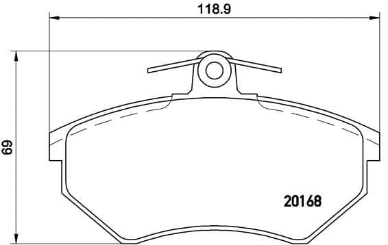 set placute frana,frana disc BREMBO PRIME LINE P 85 011