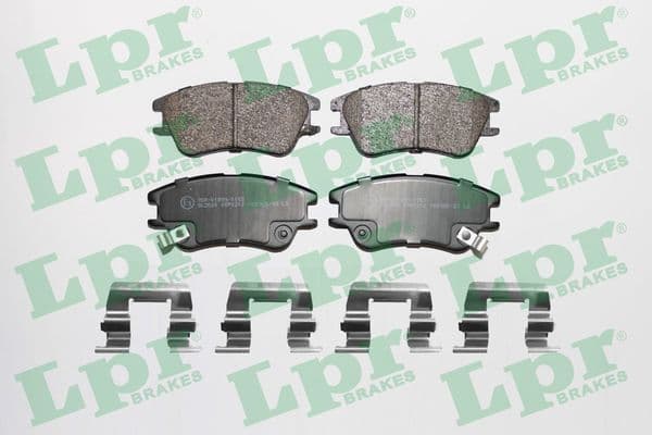 set placute frana,frana disc LPR 05P1212