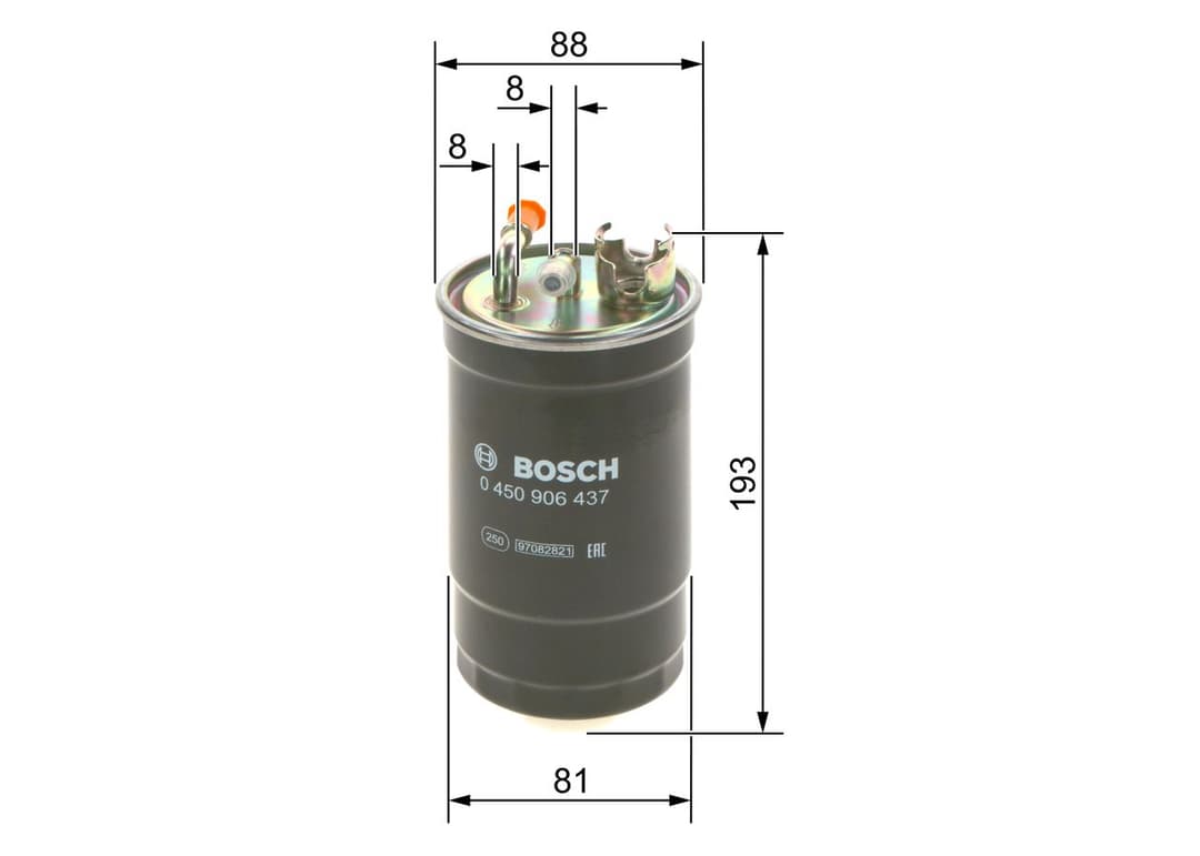 filtru combustibil BOSCH 0 450 906 437