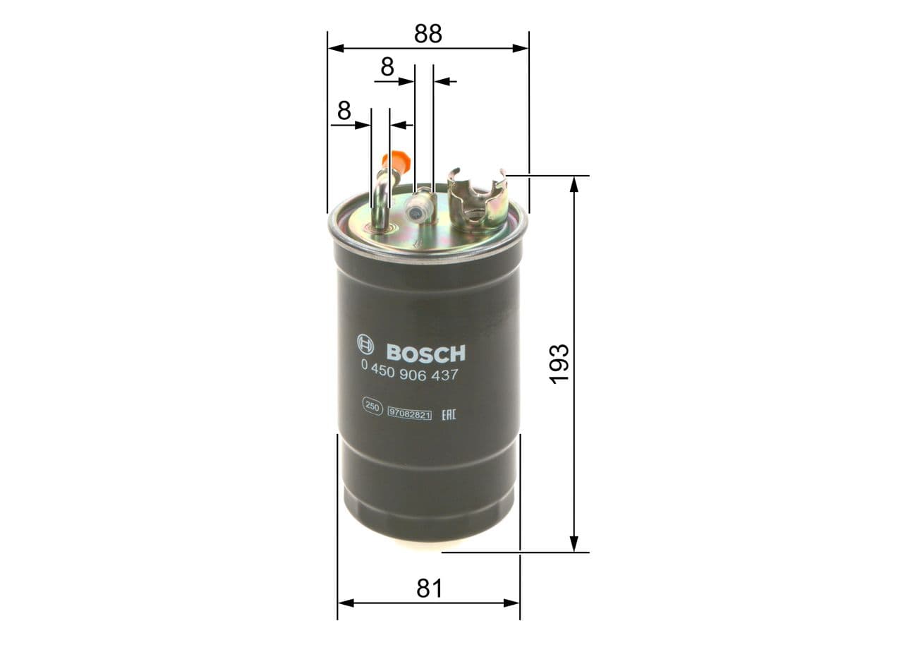 filtru combustibil BOSCH 0 450 906 437
