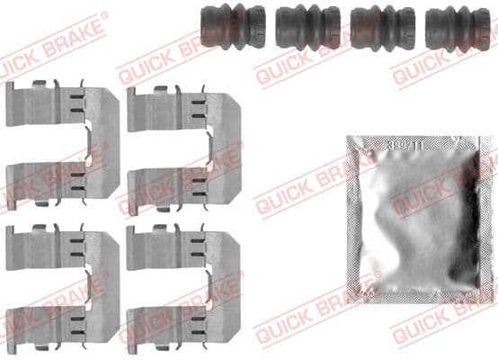 Set accesorii, placute frana QUICK BRAKE 109-1847