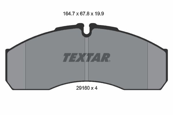set placute frana,frana disc TEXTAR 2916002