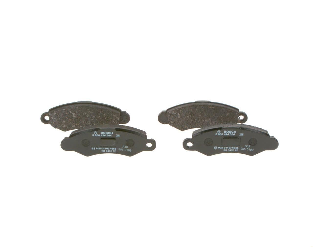 set placute frana,frana disc BOSCH 0 986 424 804