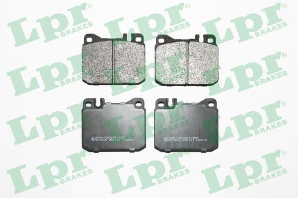 set placute frana,frana disc LPR 05P211