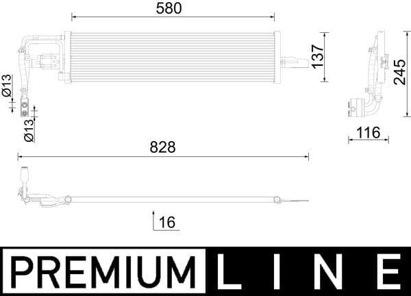 Radiator racire ulei, cutie de viteze automata MAHLE BEHR *** PREMIUM LINE *** CLC 290 000P