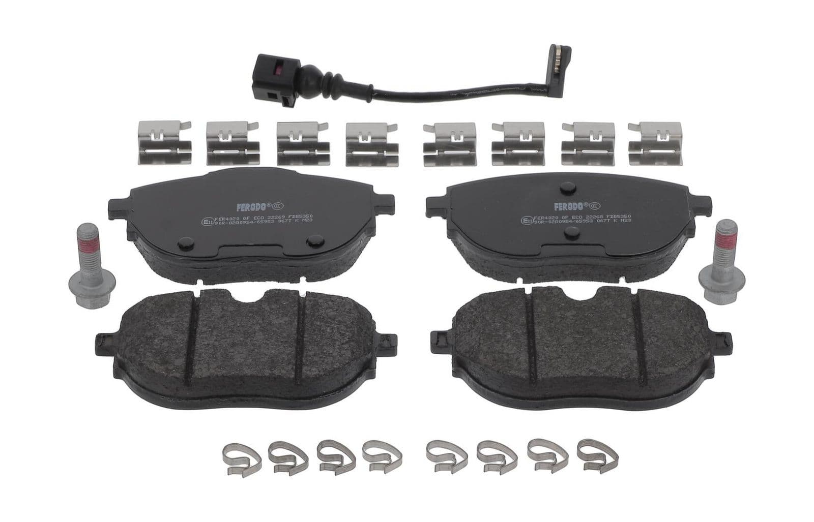 set placute frana,frana disc FERODO PREMIER ECO FRICTION FDB5350