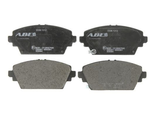 set placute frana,frana disc ABE C14042ABE