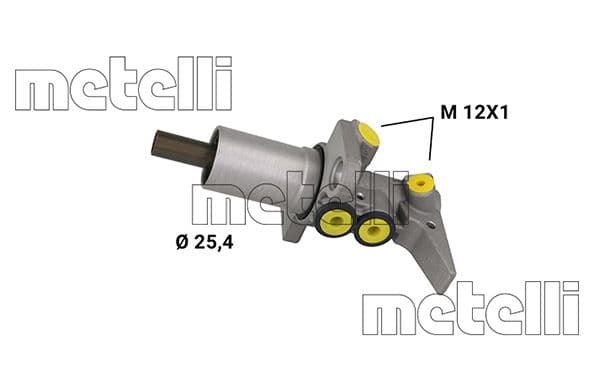 Pompa centrala, frana METELLI 05-1187