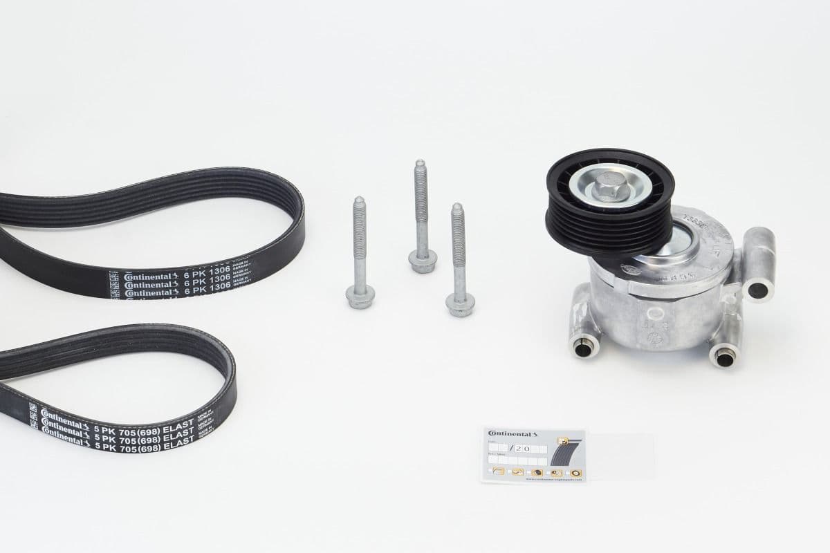 Set curea transmisie cu caneluri CONTINENTAL CTAM 6PK1306K3