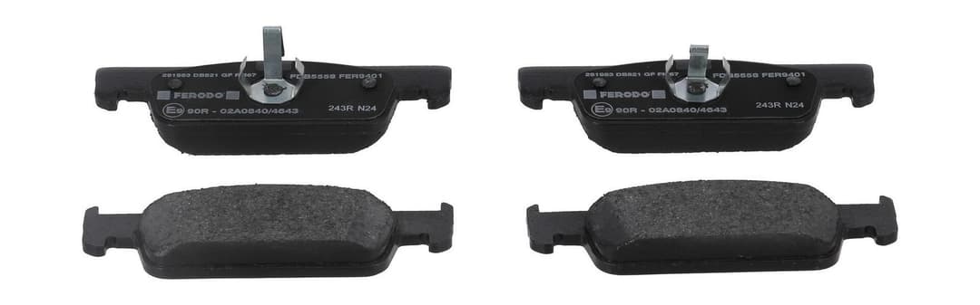 set placute frana,frana disc FERODO PREMIER ECO FRICTION FDB5558