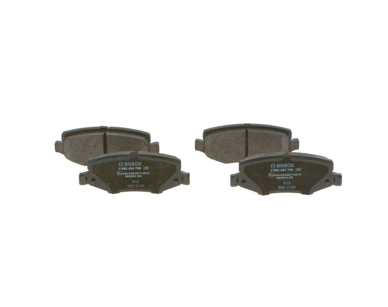 set placute frana,frana disc BOSCH 0 986 494 706