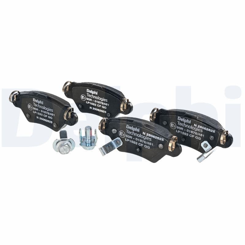 set placute frana,frana disc DELPHI LP1553