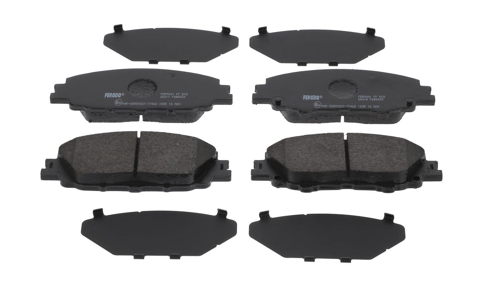 set placute frana,frana disc FERODO PREMIER ECO FRICTION FDB5520