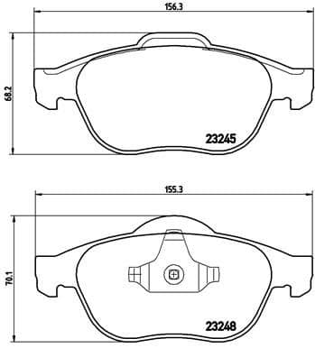 set placute frana,frana disc BREMBO PRIME LINE P 68 032