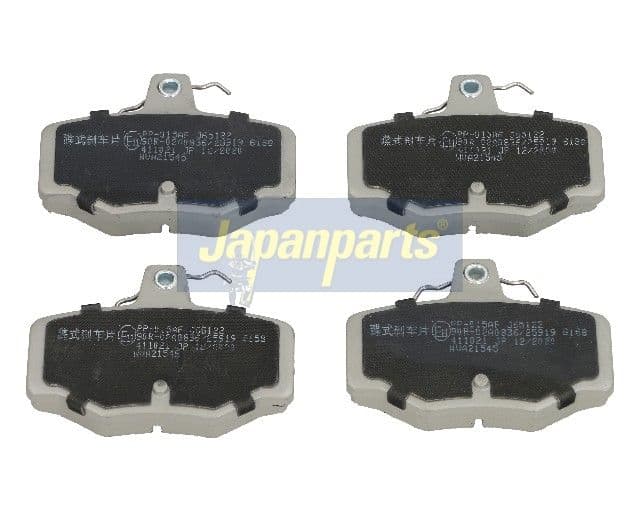 set placute frana,frana disc JAPANPARTS PP-015AF