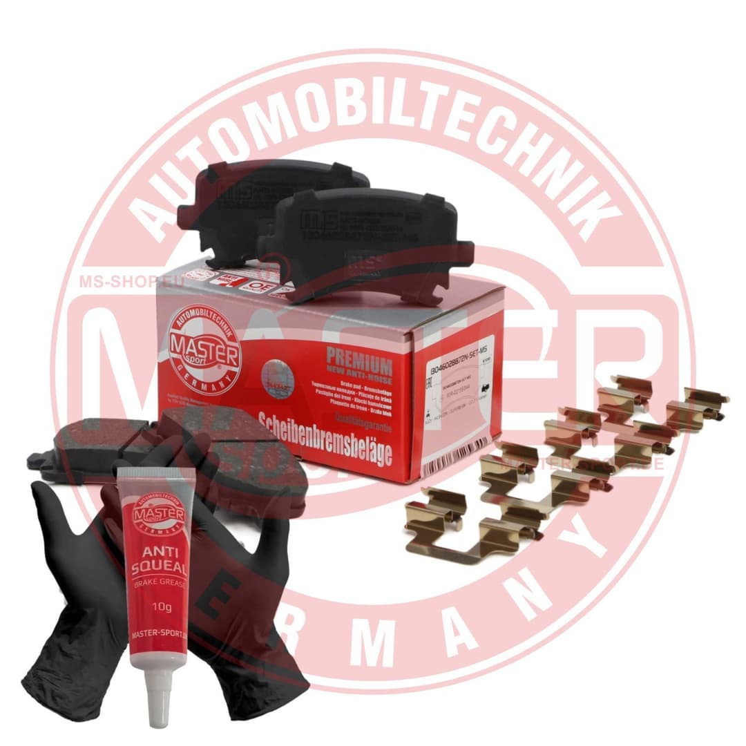 set placute frana,frana disc MASTER SPORT 13046028872N-SET-MS