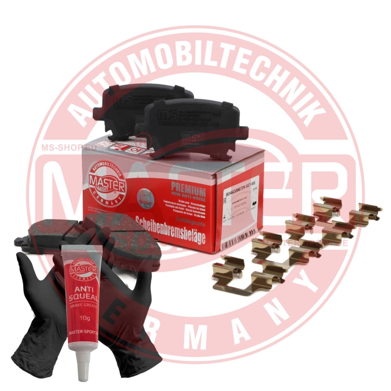 set placute frana,frana disc MASTER SPORT 13046028872N-SET-MS