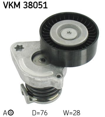 Intinzator curea, curea distributie SKF VKM 38051