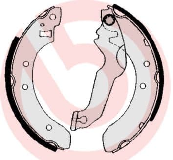 Set saboti frana BREMBO S 24 507