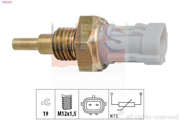 senzor,temperatura ulei EPS Made in Italy - OE Equivalent 1.830.351