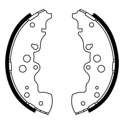 Set saboti frana ABE C08023ABE