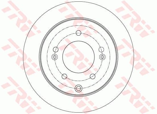 Disc frana TRW DF7819