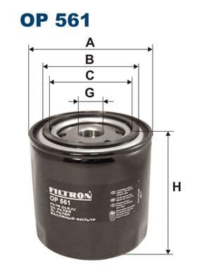 Filtru ulei FILTRON OP 561