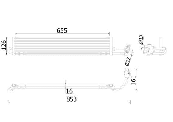 Radiator racire ulei, cutie de viteze automata MAHLE BEHR *** PREMIUM LINE *** CLC 234 000P