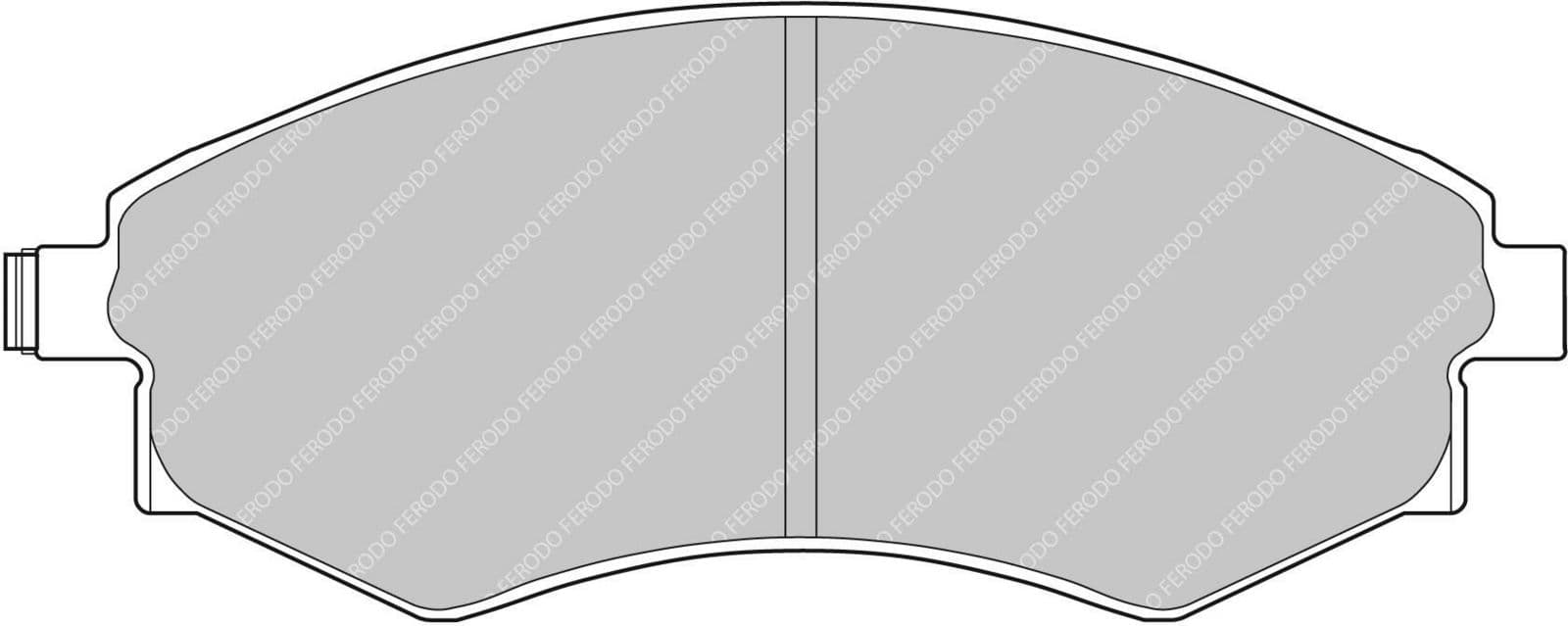 set placute frana,frana disc FERODO RACING DS PERFORMANCE FDS600