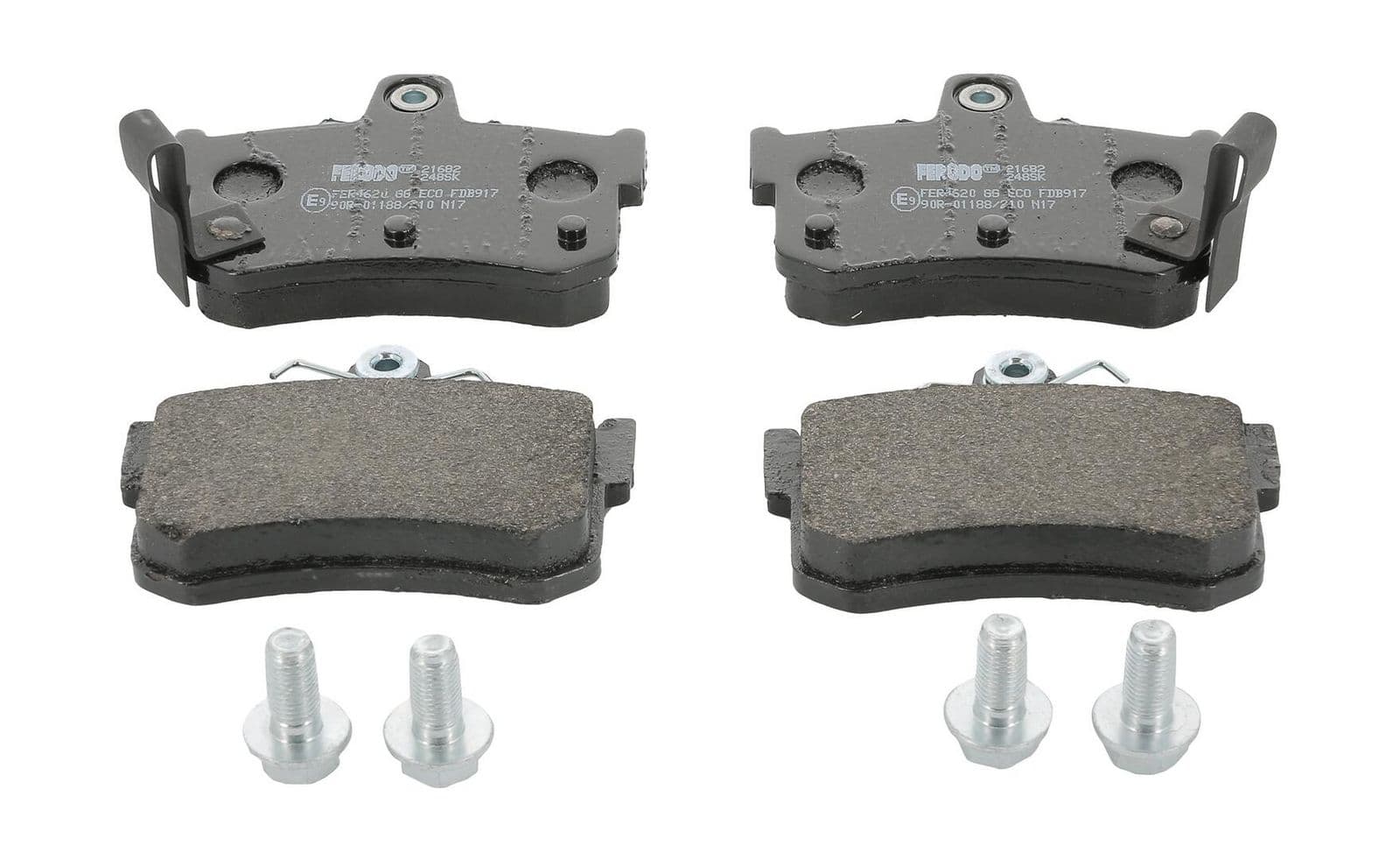 set placute frana,frana disc FERODO PREMIER ECO FRICTION FDB917