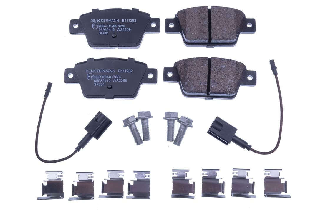 set placute frana,frana disc DENCKERMANN B111282