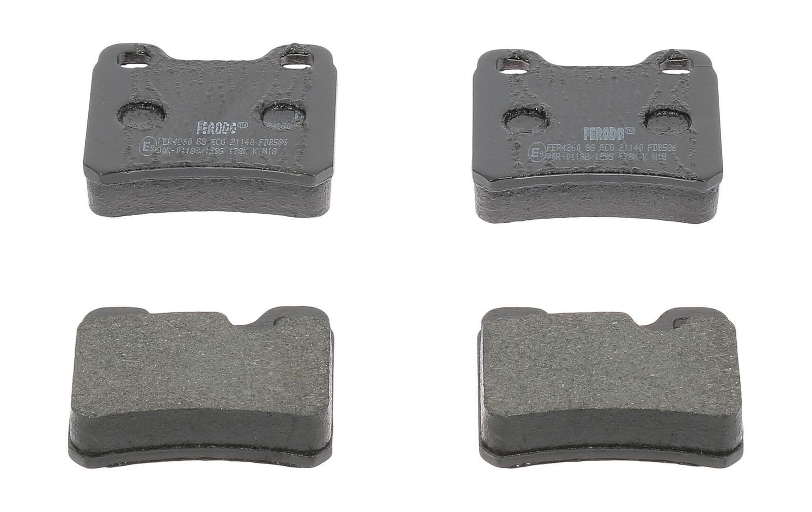 set placute frana,frana disc FERODO PREMIER ECO FRICTION FDB586