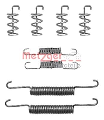 set accesorii, saboti frana parcare METZGER 105-0832