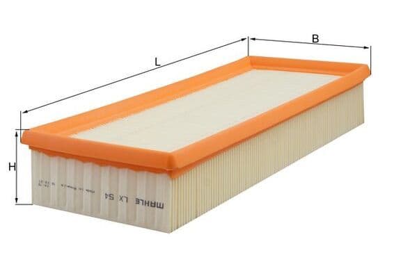 Filtru aer MAHLE LX 54