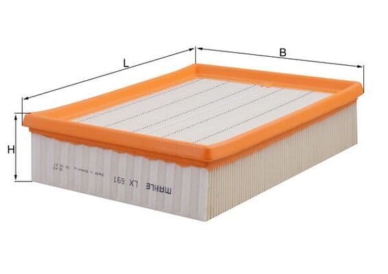 Filtru aer MAHLE LX 691
